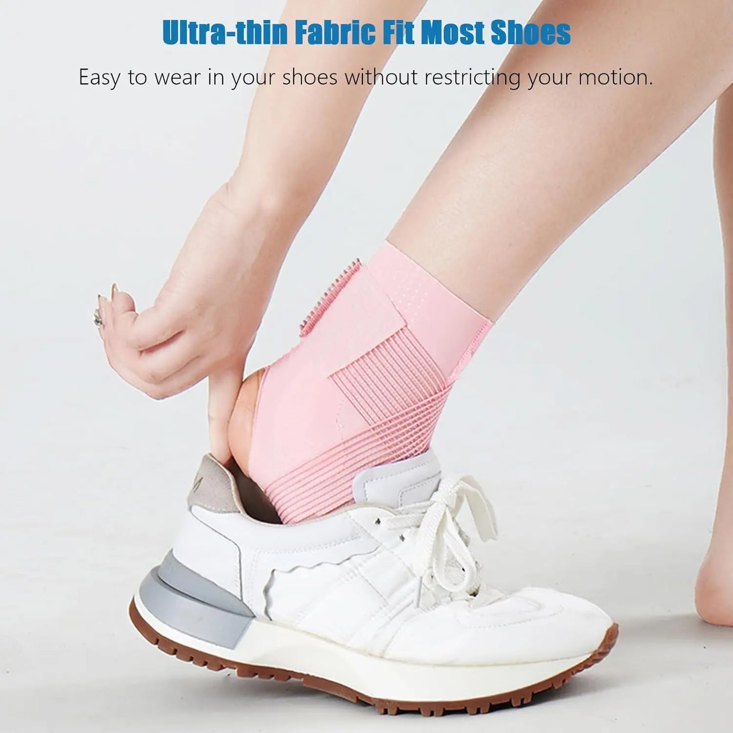 Ankle Brace to Prevent Sprains, Support for Twists, Joint Protector, Thin Design, Ultra-Thin Ankle Strap