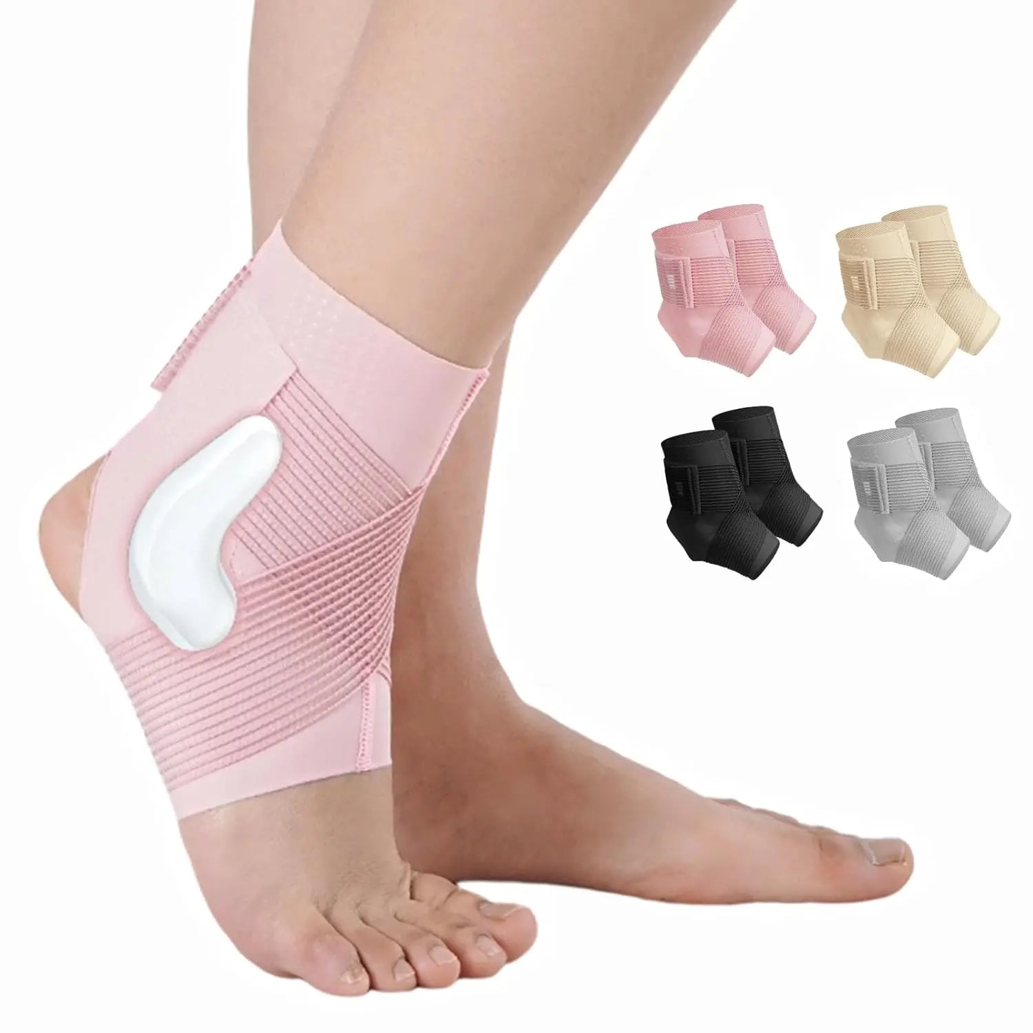 Ankle Brace to Prevent Sprains, Support for Twists, Joint Protector, Thin Design, Ultra-Thin Ankle Strap