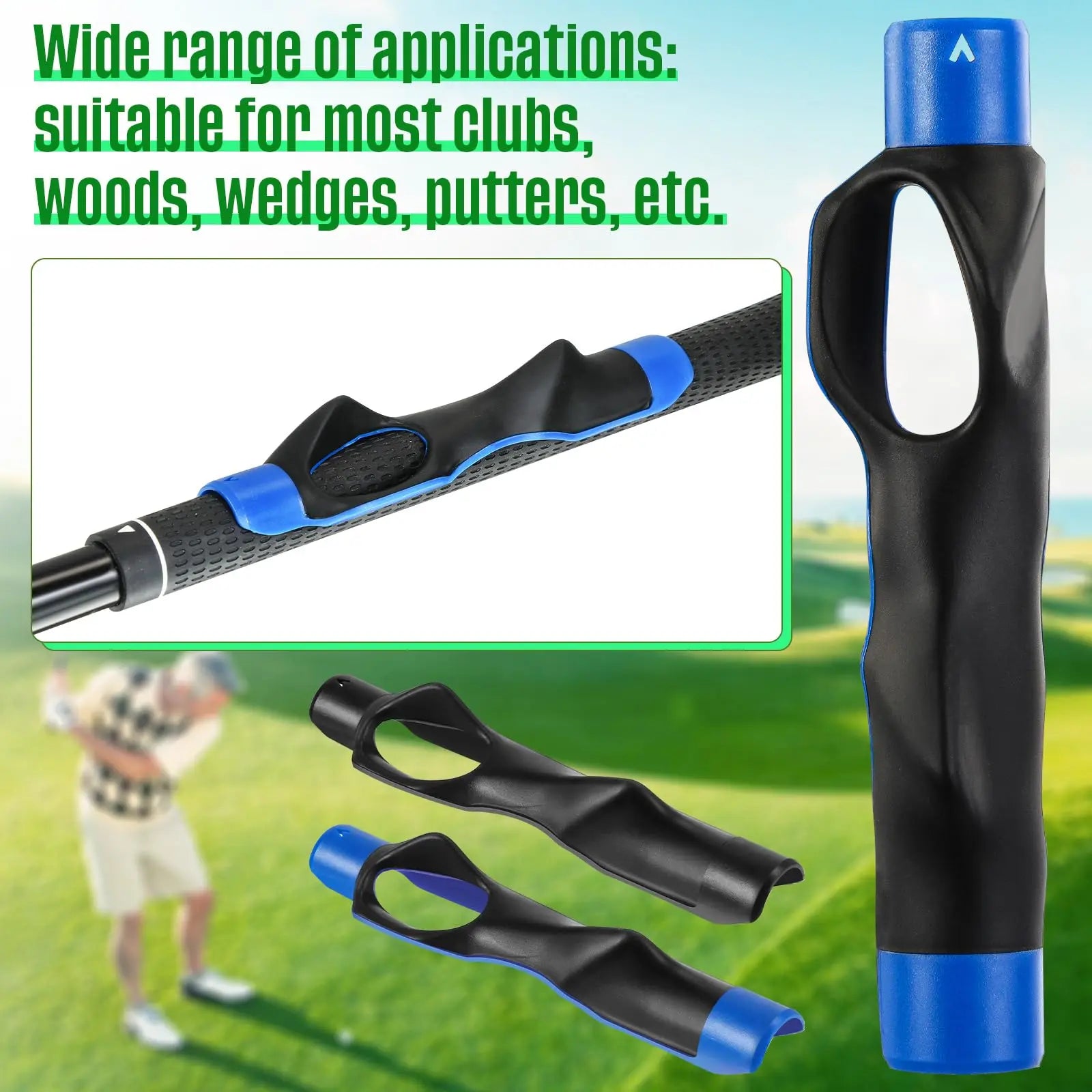 Golf Grip Trainer - 6In Lightweight Right Hand Golf Grip Trainer, Fix Swing Grip, Golf Grip Training Aids, Fix Hand Position & Grasp, Master Correct Grip Posture, Golf Gifts