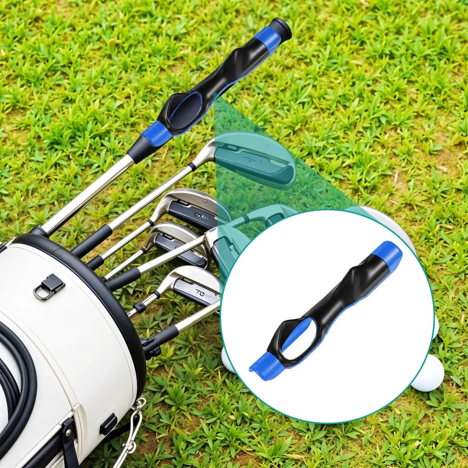 Golf Grip Trainer - 6In Lightweight Right Hand Golf Grip Trainer, Fix Swing Grip, Golf Grip Training Aids, Fix Hand Position & Grasp, Master Correct Grip Posture, Golf Gifts