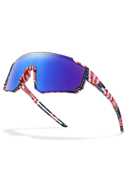 Youth Baseball Sunglasses Kids Outdoor Sports Glasses, Unisex Design, Mirrored Lens, Windproof, for Softball Cycling Hiking Fishing Travel Vacation Beach, Sports Eyewear