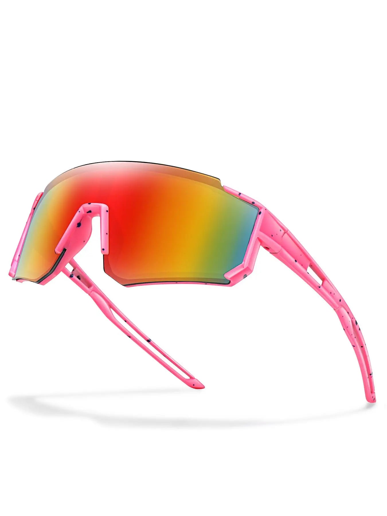 Youth Baseball Sunglasses Kids Outdoor Sports Glasses, Unisex Design, Mirrored Lens, Windproof, for Softball Cycling Hiking Fishing Travel Vacation Beach, Sports Eyewear