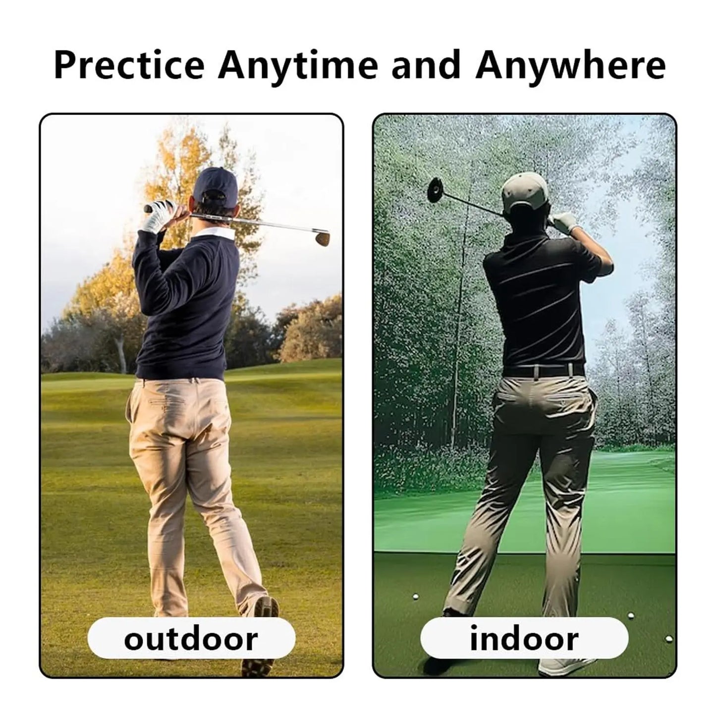 Golf Grip Trainer - 6In Lightweight Right Hand Golf Grip Trainer, Fix Swing Grip, Golf Grip Training Aids, Fix Hand Position & Grasp, Master Correct Grip Posture, Golf Gifts
