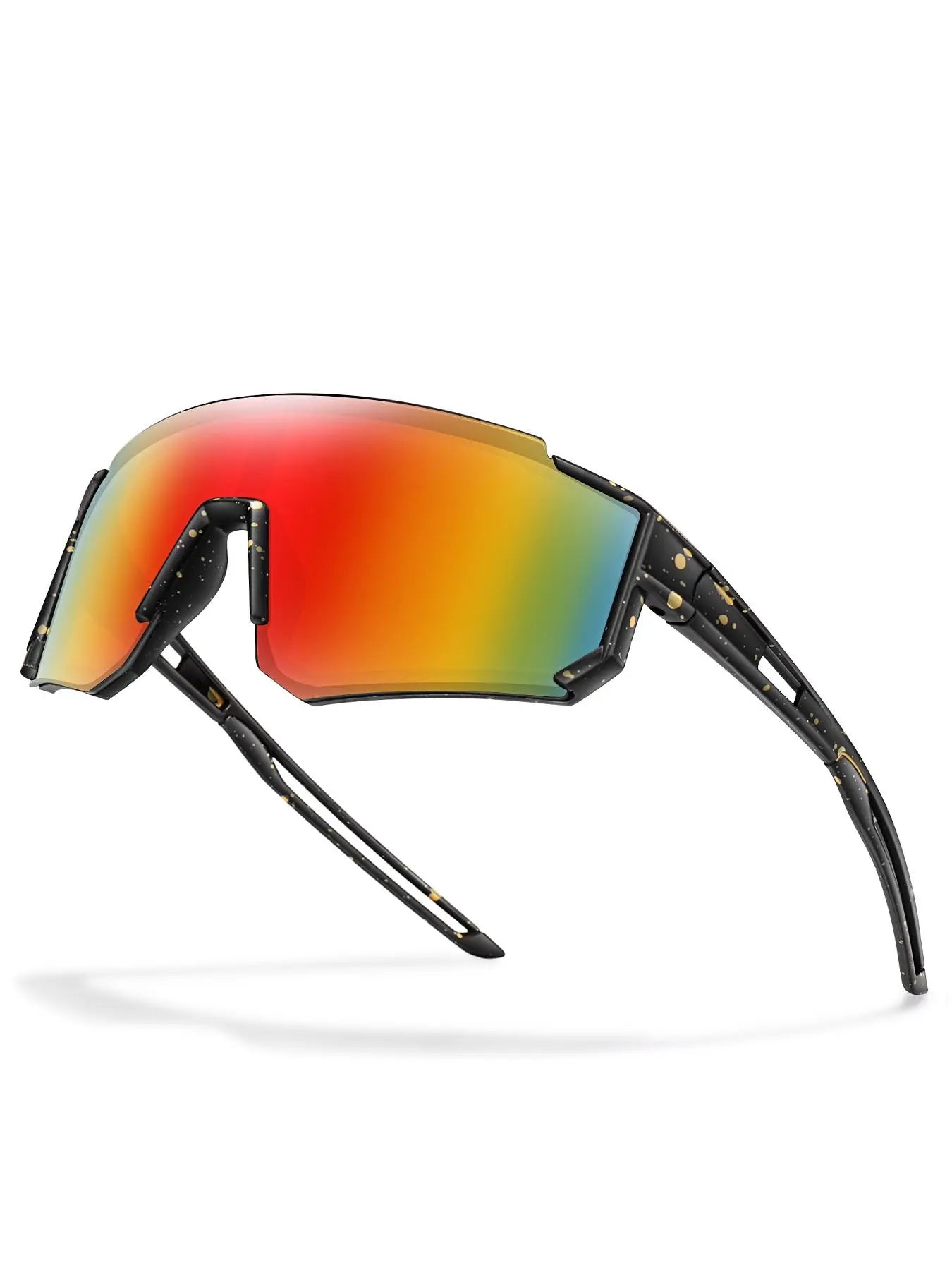 Youth Baseball Sunglasses Kids Outdoor Sports Glasses, Unisex Design, Mirrored Lens, Windproof, for Softball Cycling Hiking Fishing Travel Vacation Beach, Sports Eyewear